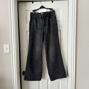 Wit & Wisdom Charcoal Wide Leg Jeans